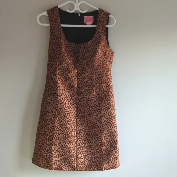 Kate Spade Jacquard Leopard Dress, Size- 4 - Picture 1 of 16